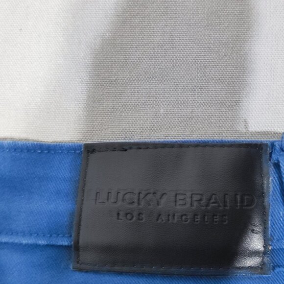 Lucky Brand jeans men's size 31/32 muted pastel blue slim straight leg - Picture 5 of 15